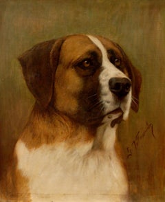 Óleo sobre tela - San Bernardo