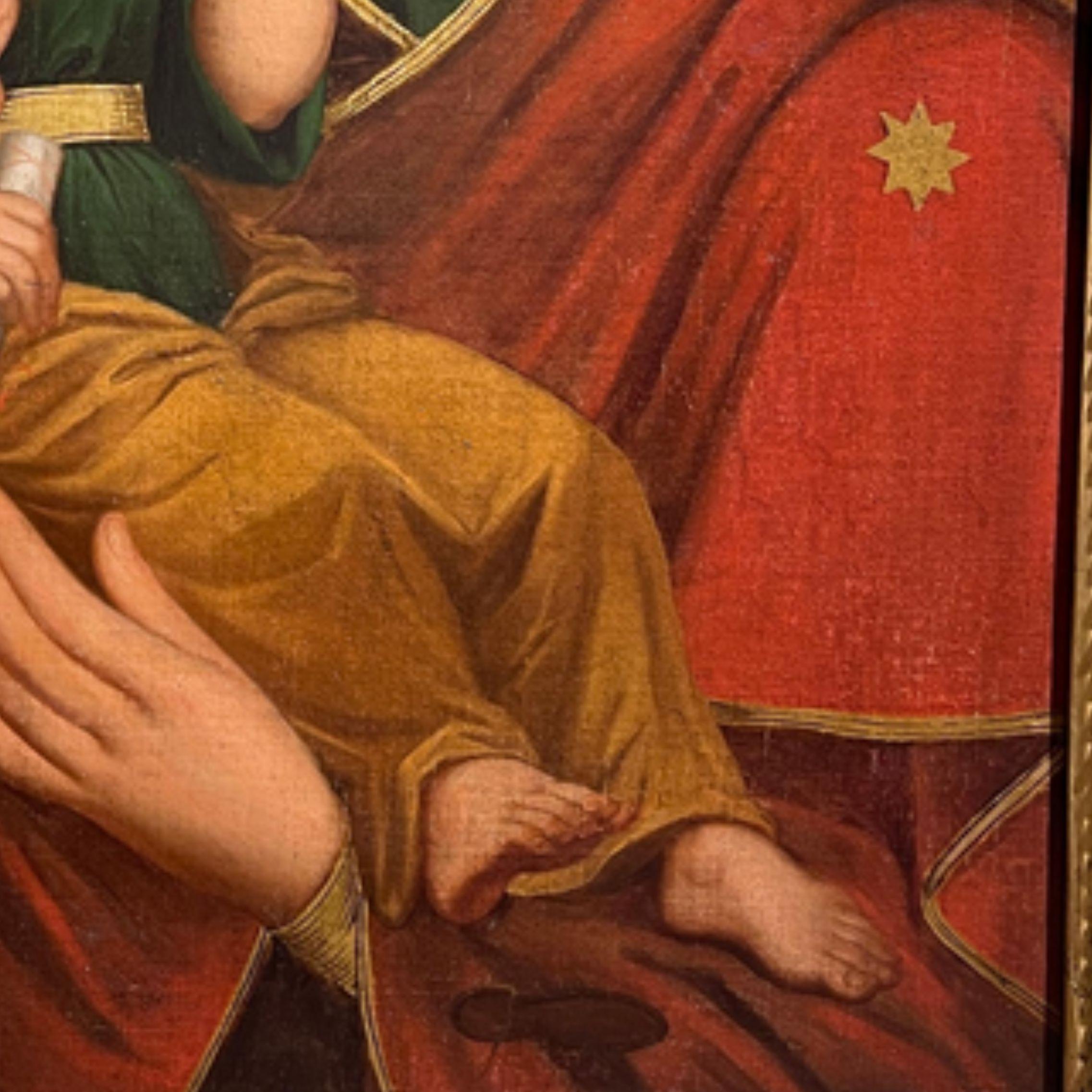 Öl auf Leinwand, 