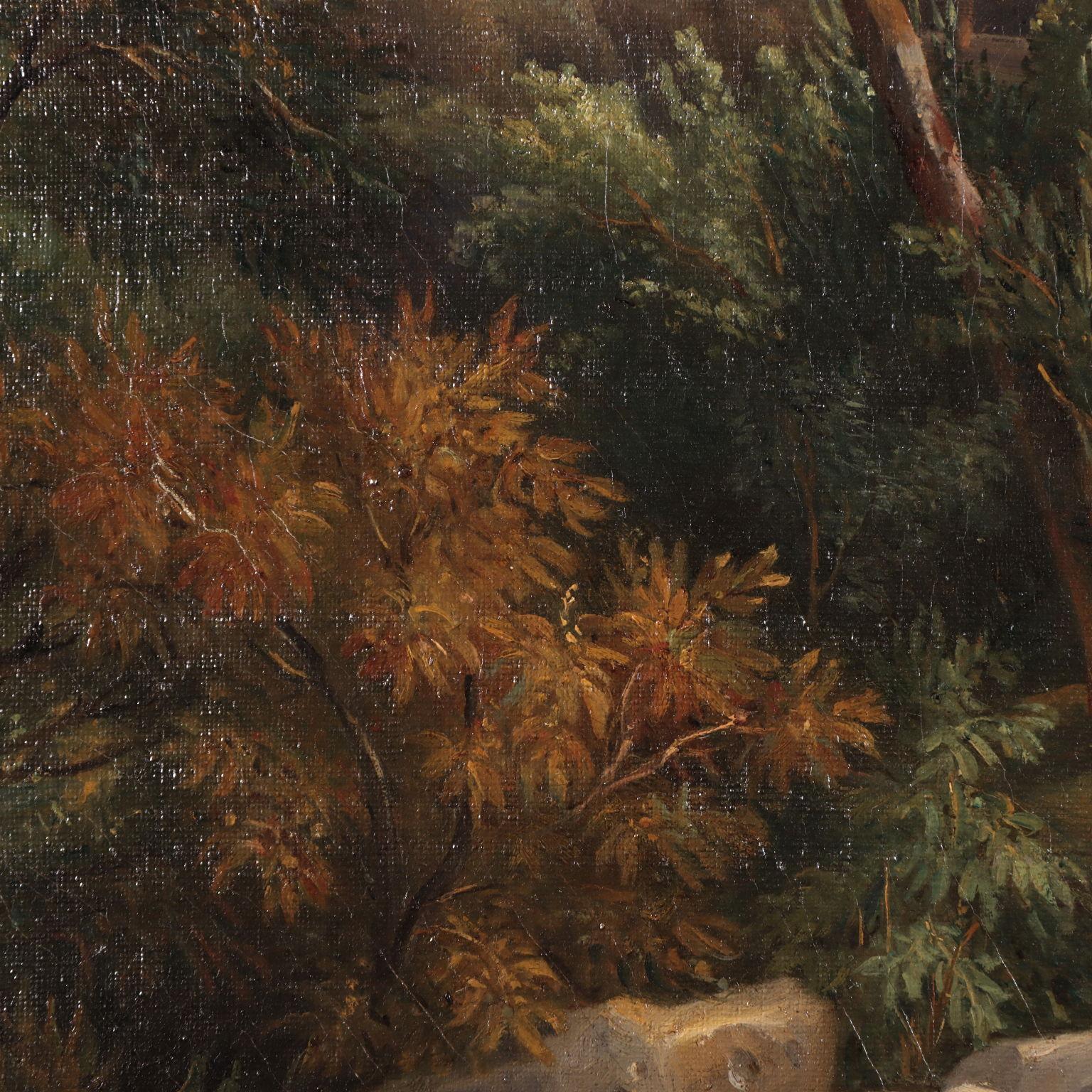 Oil on Canvas, View of Frascati Achille Etna Michallon, area of For Sale 6