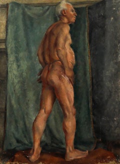 Oliver Silburn - Olio del XX secolo, Nudo in piedi
