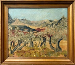 Olive Trees on the Road to Oriente-Bunola (Majorca, Balearic Islands)