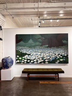Once Upon A Field Acrylic Painting on Canvas by E.LEE