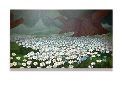 Once Upon A Field Acrylic Painting on Canvas by E.LEE