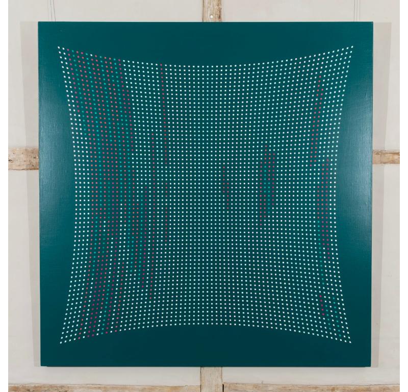 Only Under a Dark Sky, Oil on Canvas Painting by Tess Jaray, 2003 For Sale 1