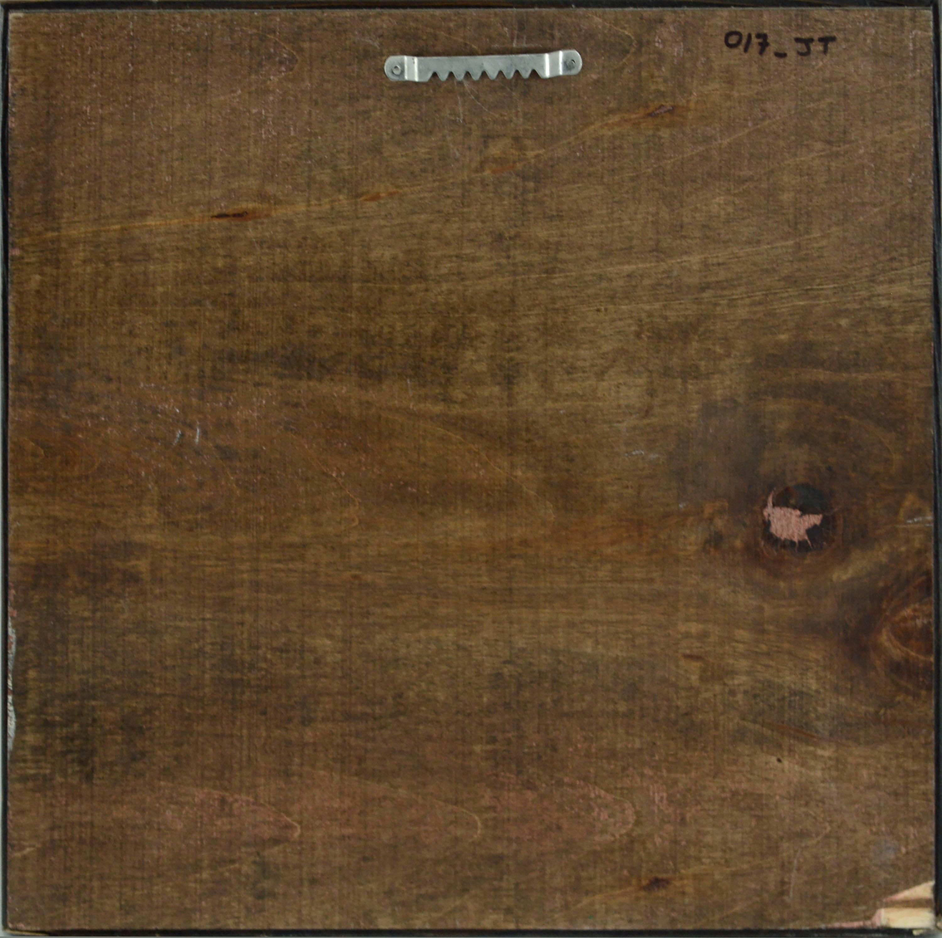 Op art Blocco di legno dipinto geometrico astratto, Arte murale contemporanea 2