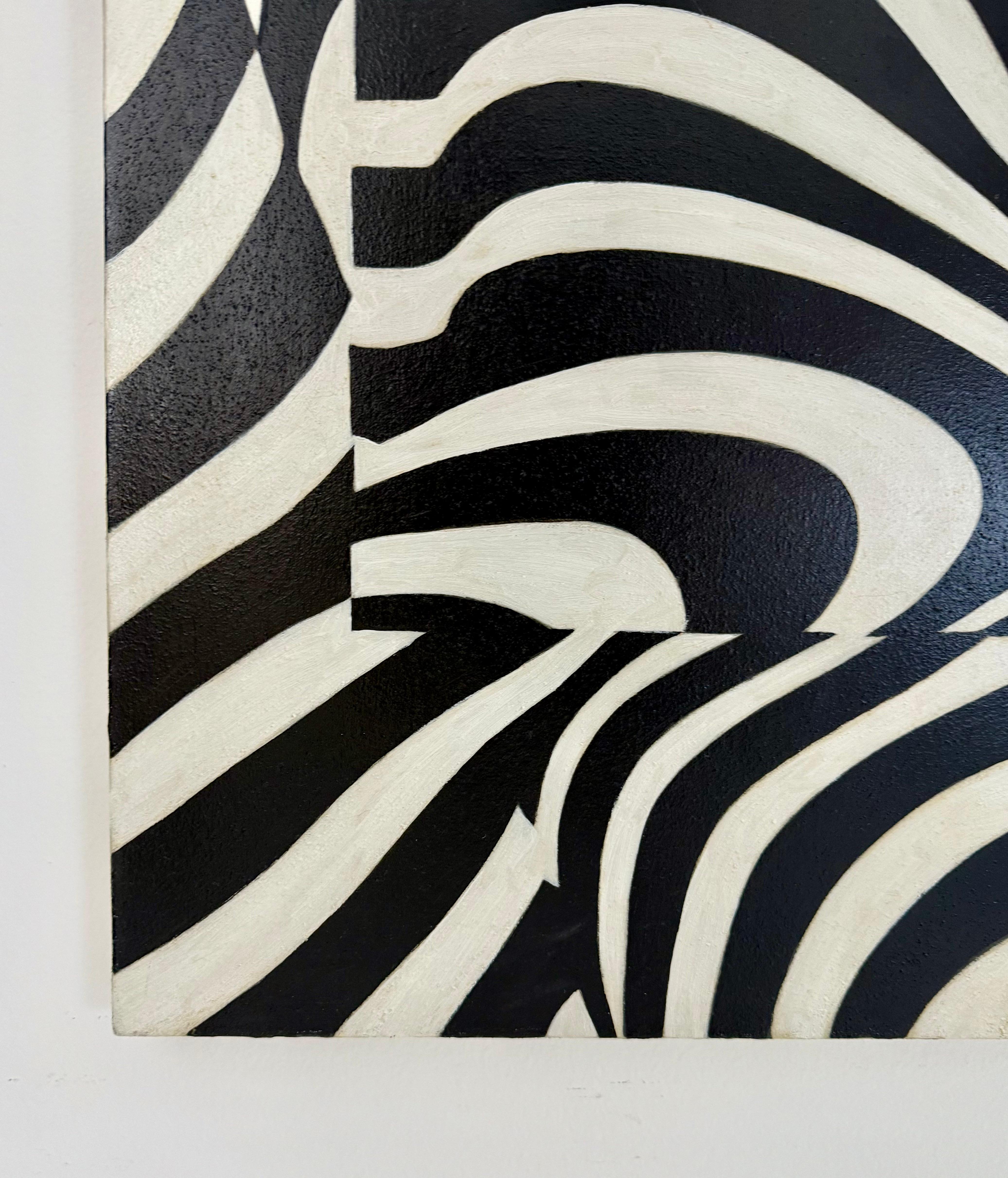 Optique Acrylique sur toile de James Massena March, USA, c. 1980 en vente 14