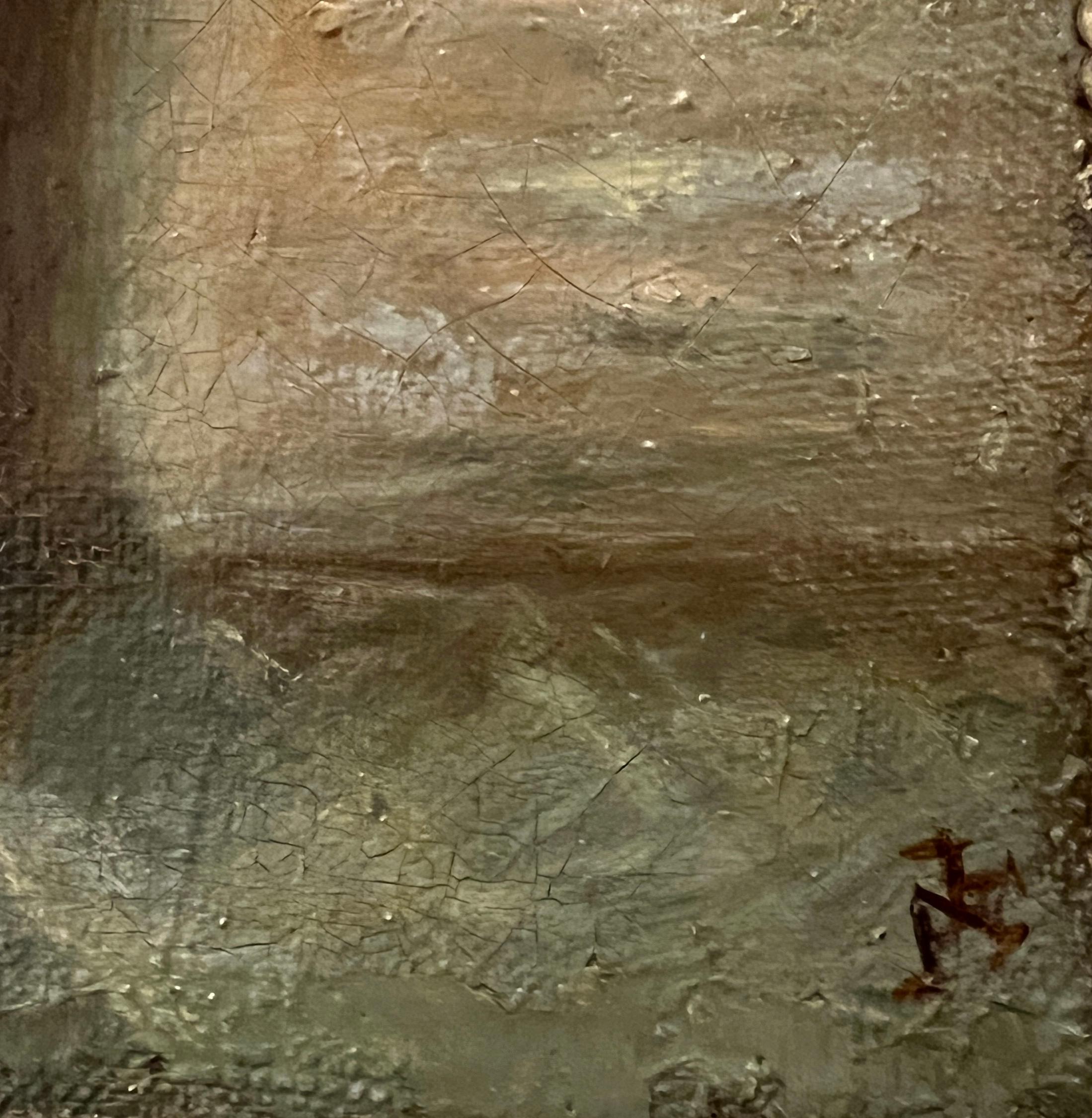 Orientalischer Charakter in Kostüm und Instrument (Braun), Figurative Painting, von Unknown