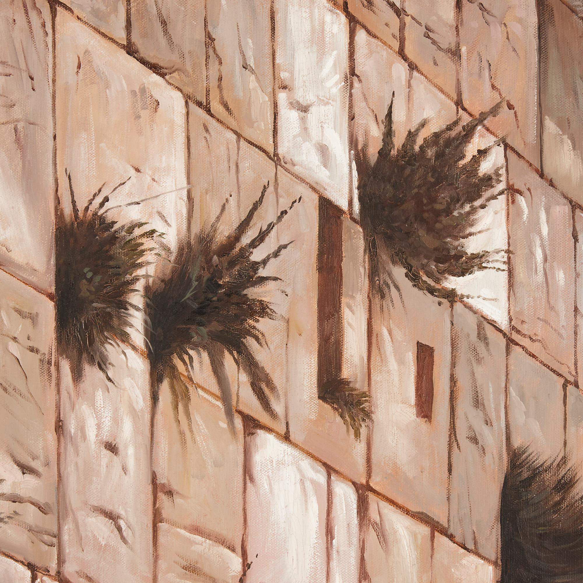 Orientalist painting of Solomon's Wall after J.-L. Gérôme 1
