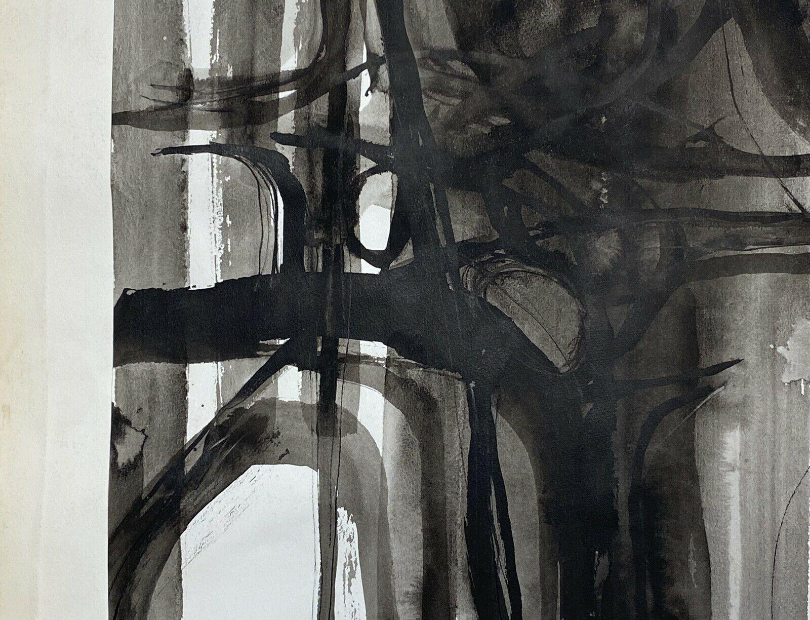 Original 1970's French Psychedelic Abstract Painting by Listed French Artist For Sale 2