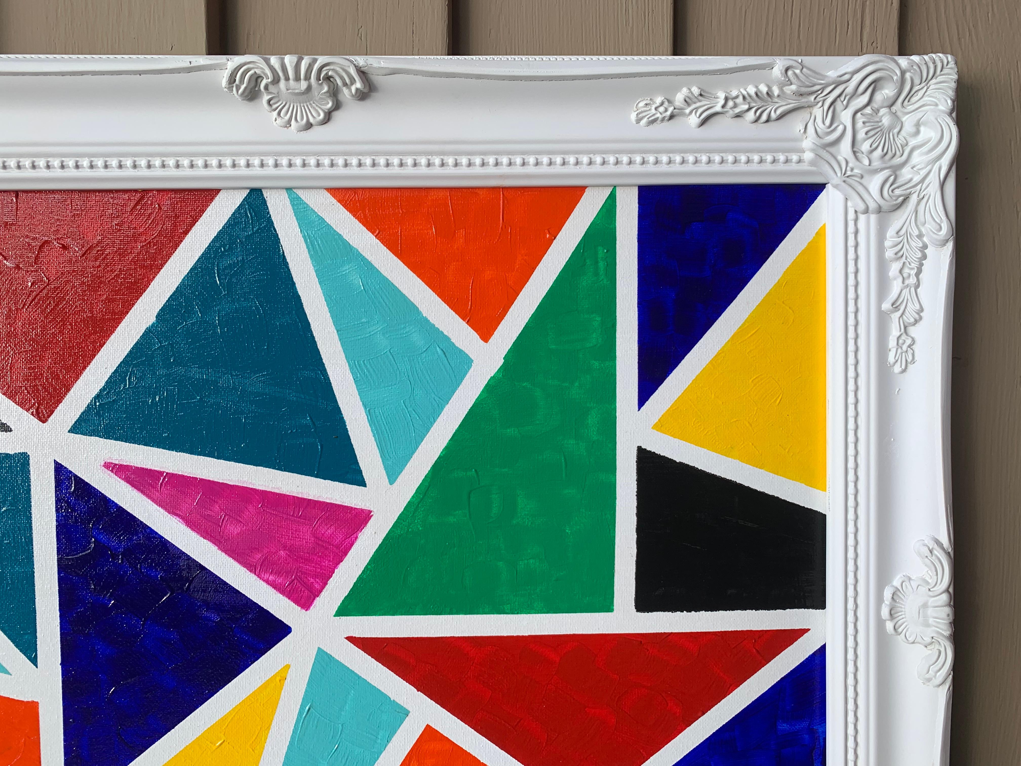 Pittura astratta originale su tela 