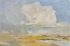 Original Landscape Painting , Western Impressionism, by Kirsten Kainz