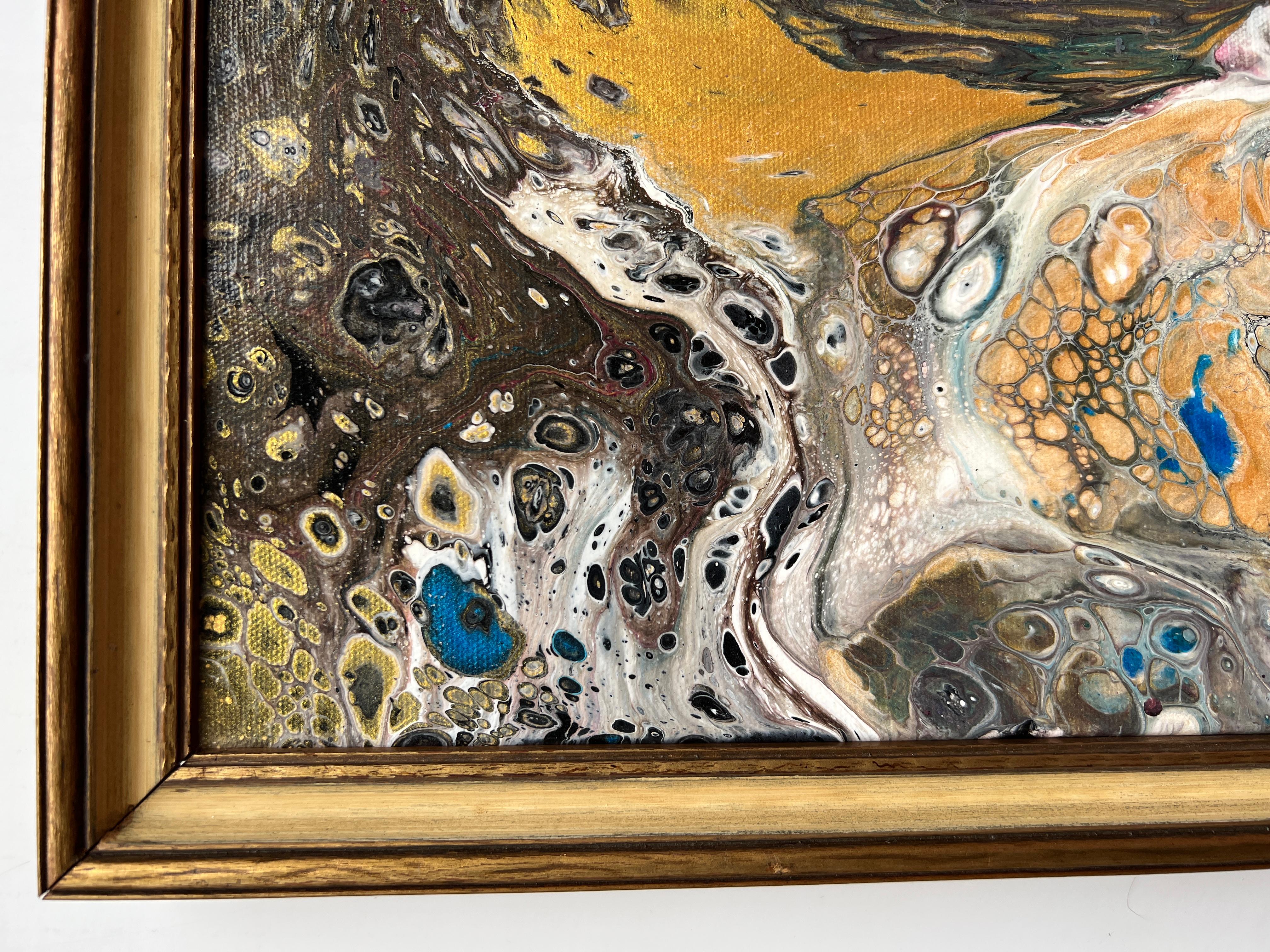 In vendita Pittura acrilica astratta originale su tela in stile fantasy astratto. Una tecnica unica, molto colorata. Un'insolita combinazione di colori, un flusso da forme nitide a forme morbide e una visione unica dell'autore rendono questo dipinto