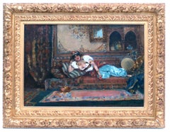 Original orientalist Painting 19th Centuy