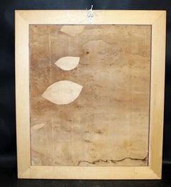 Original signiertes Originalgemälde der Madonna mit Kind mit Heiligem Johannes