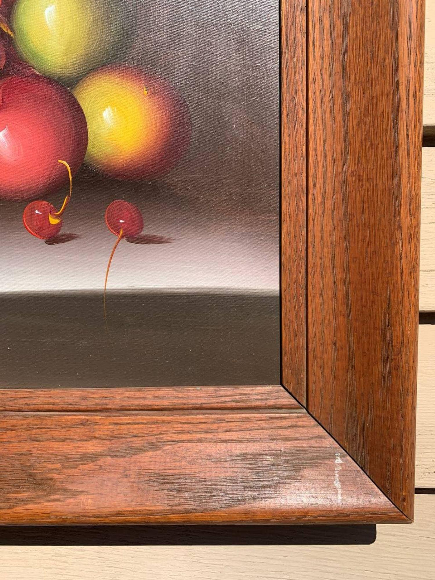 Zum Verkauf steht ein Original-Ölgemälde auf Leinwand mit der Darstellung  eine Stillleben-Komposition.

Nicht signiert. Schön gerahmt. Guter Zustand. Bitte sehen Sie die Fotos, sie sind  Teil der Beschreibung.

Gerahmt Messung 28,5 
