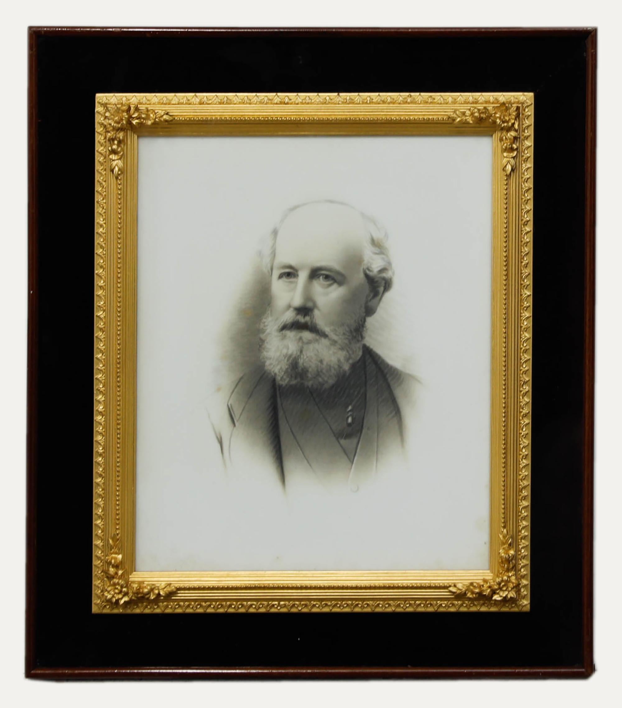 Unknown Figurative Painting - Ornate 19th Century Cased Picture Frame - Fine Original Water Gilding