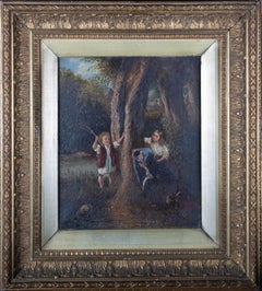 Ornate Framed Mid 19th Century Oil - The Woodland Game