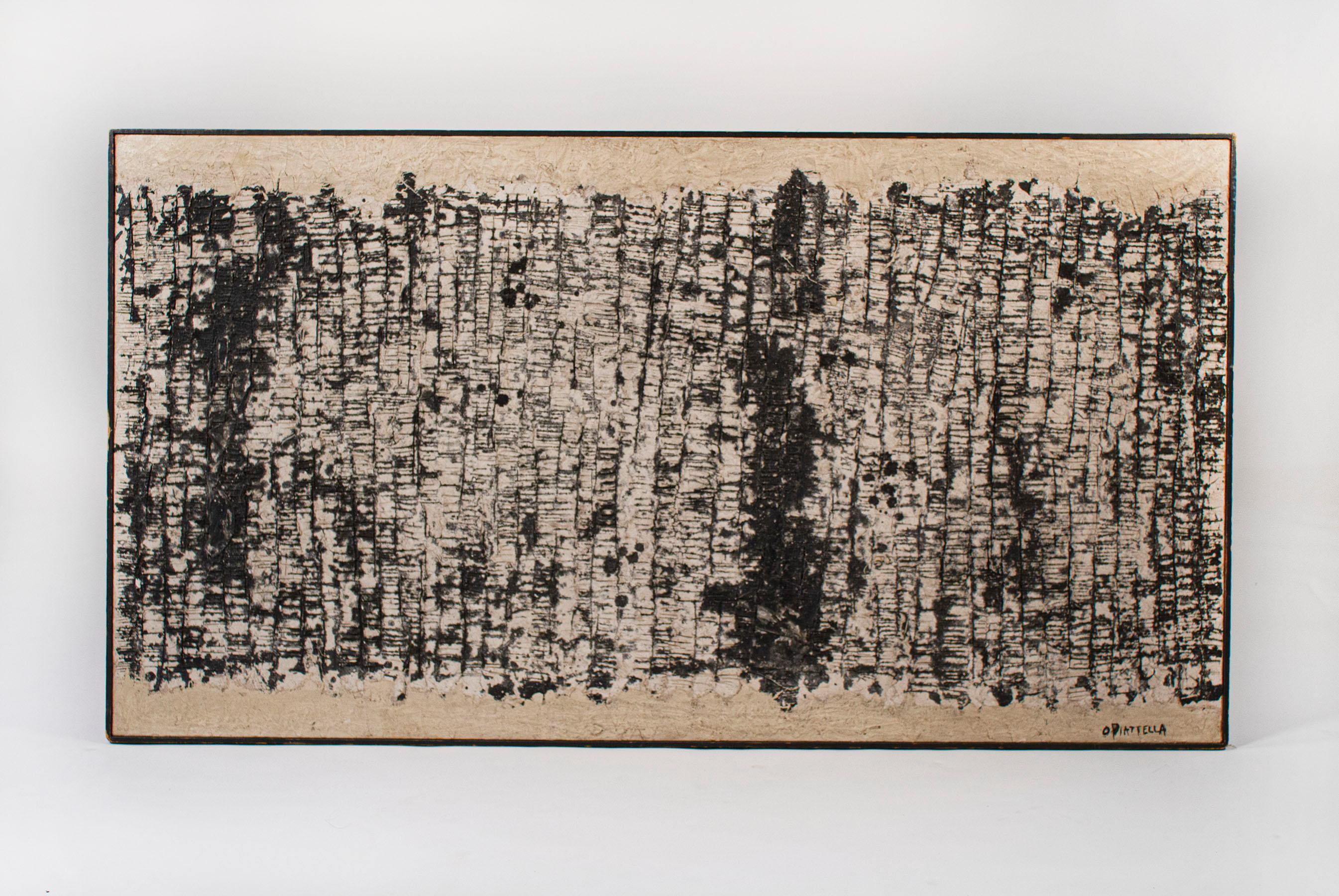 Oscar Piatella Abstract Oil Painting on Canvas 