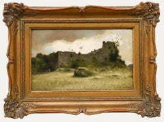 Otto Brandt (1828-1892) - Mid 19th Century Oil, Burgruine