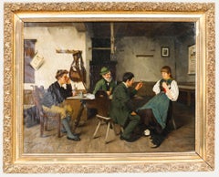 Otto Leitz - German School Late 19th Century Oil, To Be Admired