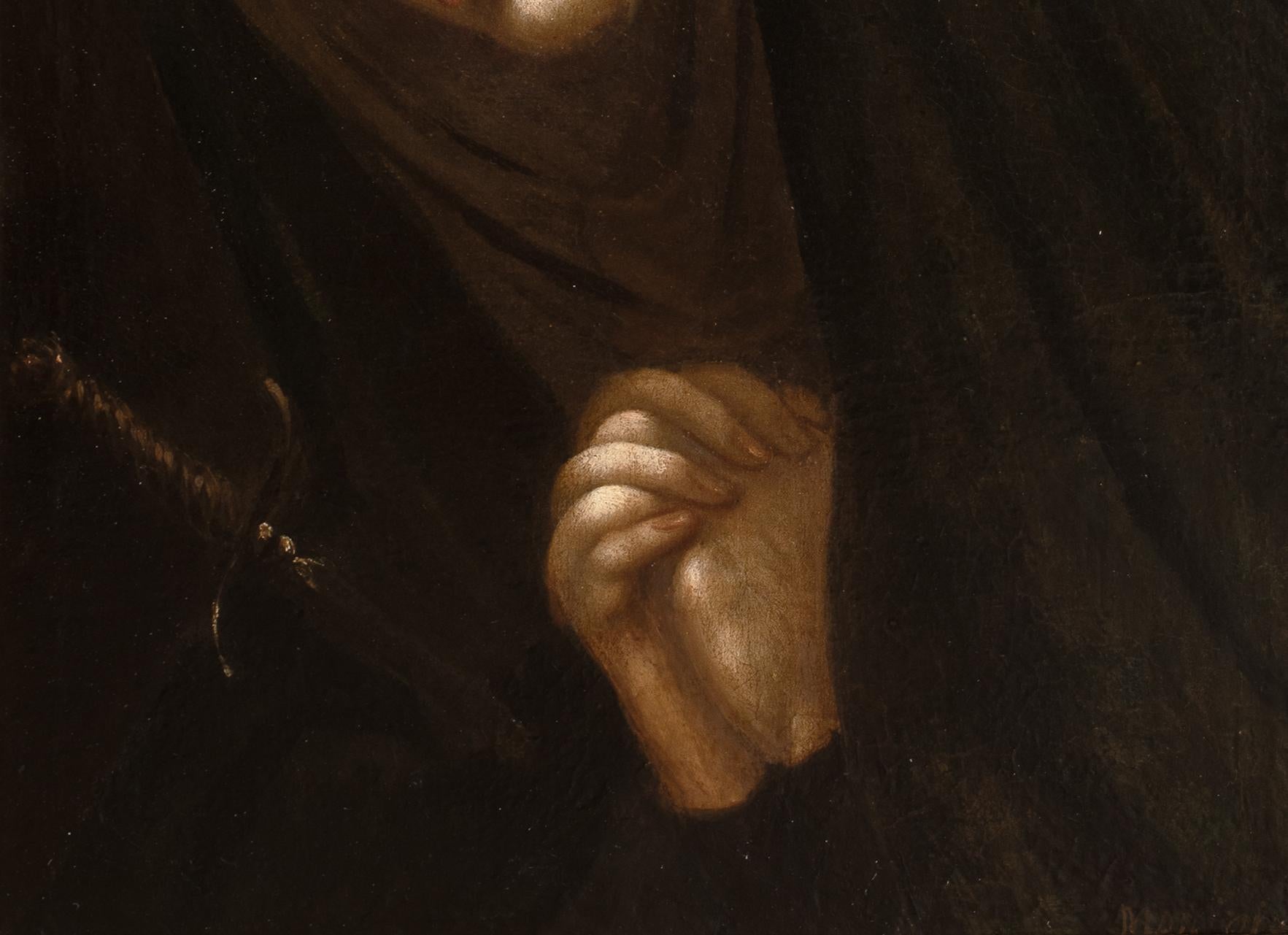 Notre-Dame des Sorrows, 17e siècle  Cercle de Carlo Dolci (1616-1686) en vente 1