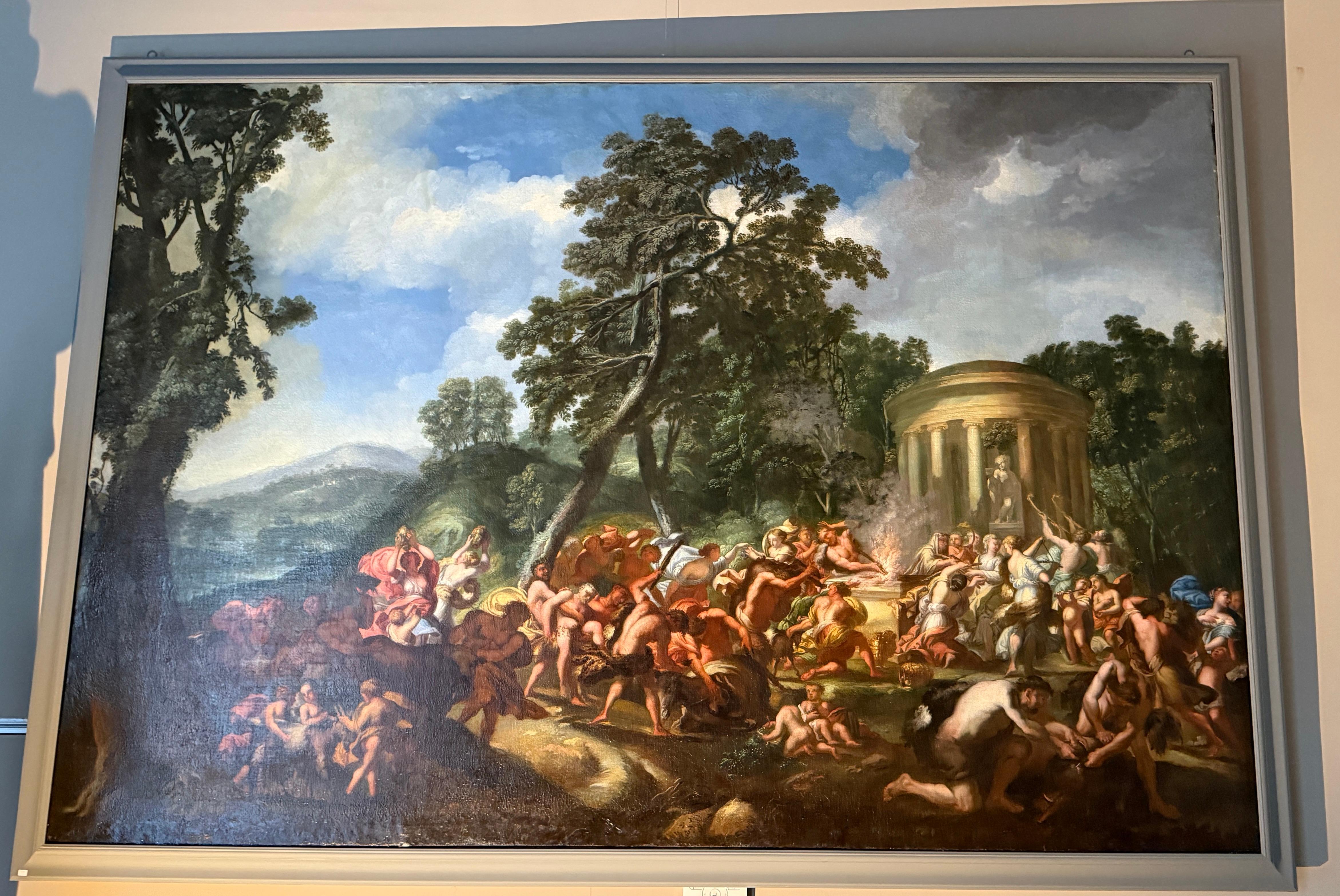 Remarquables peintures du 18e siècle Les noces de Bacchus et d'Ariane - Painting de Unknown