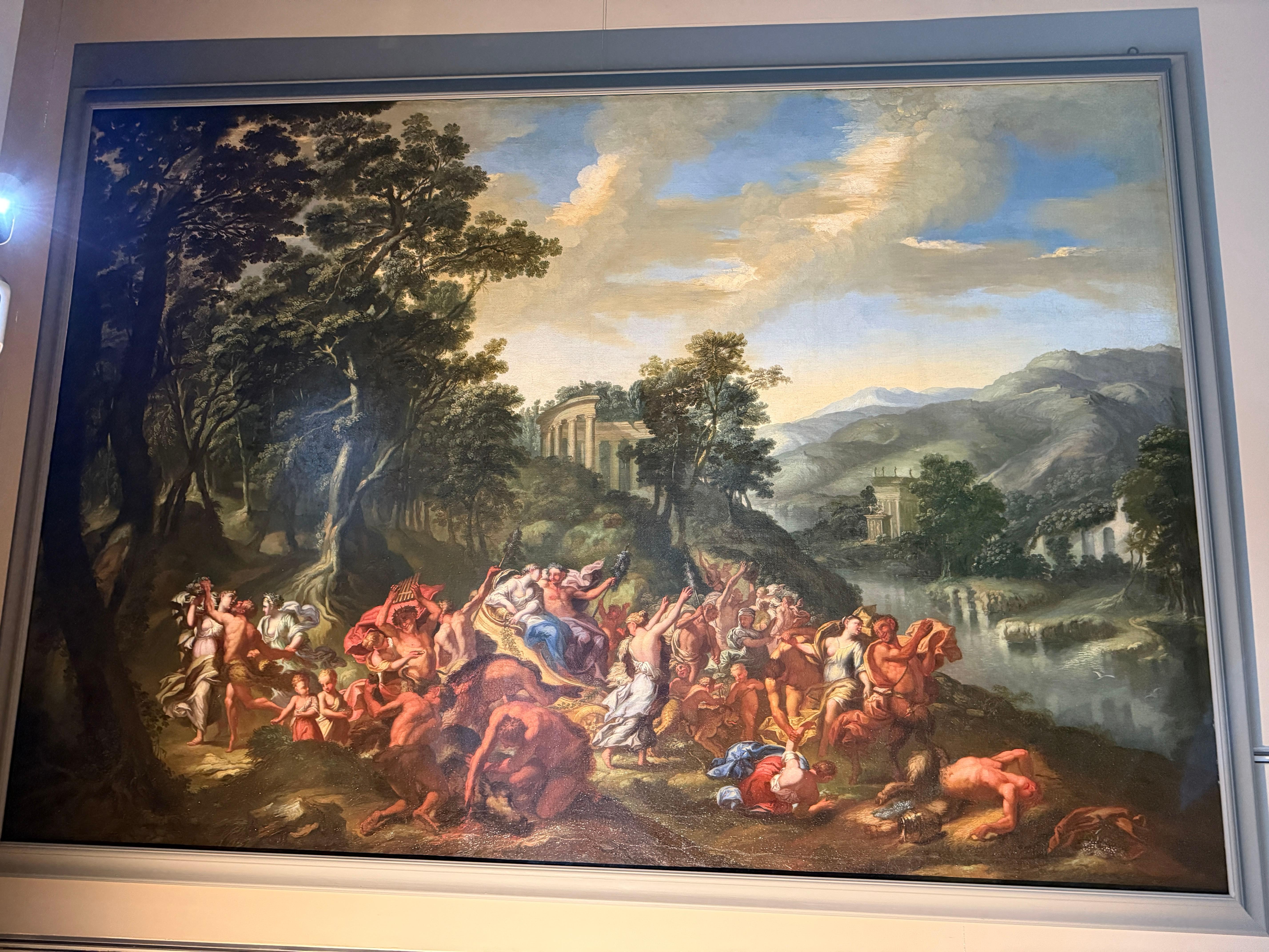 Remarquables peintures du 18e siècle Les noces de Bacchus et d'Ariane - Maîtres anciens Painting par Unknown