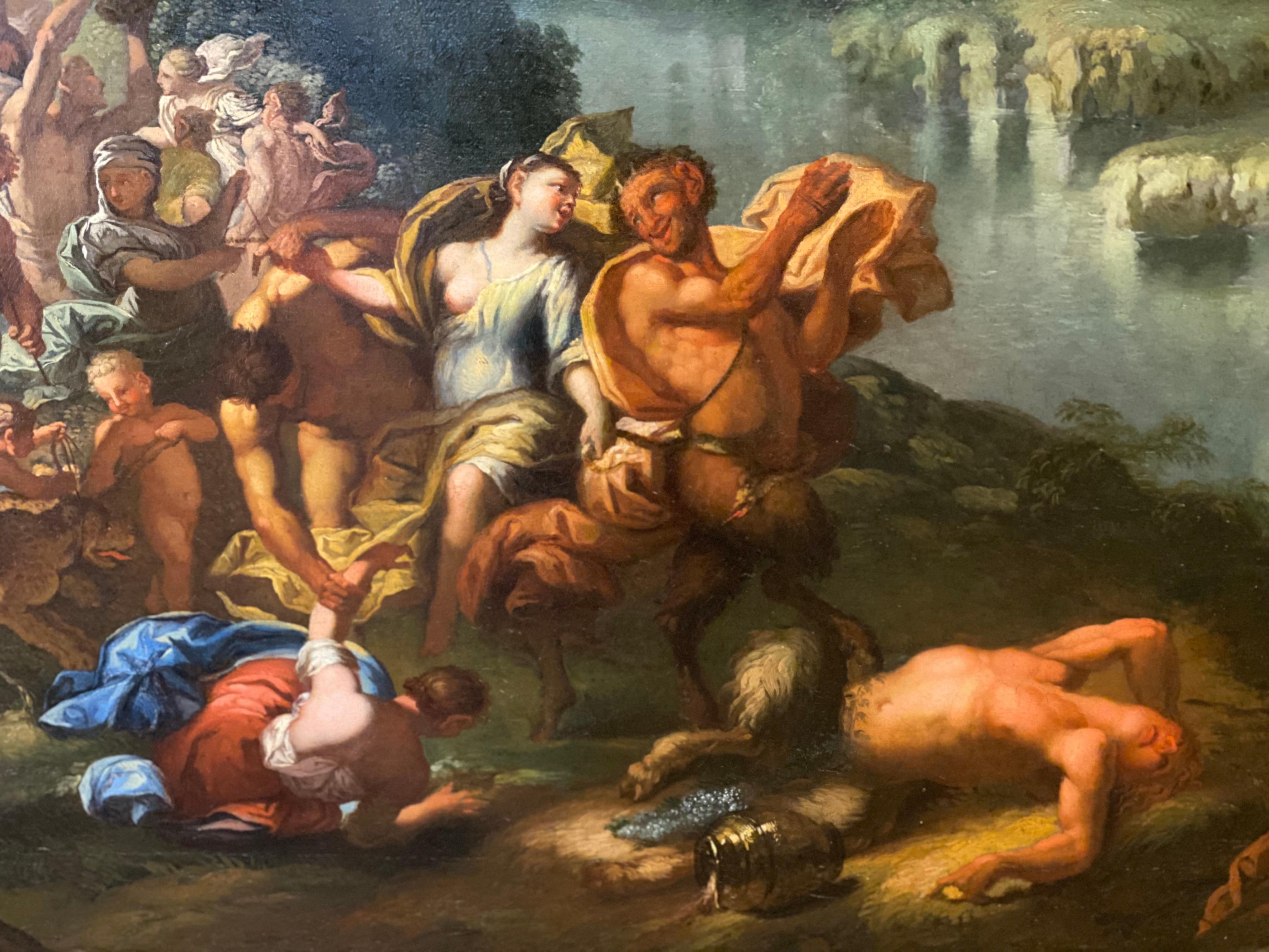 Remarquables peintures du 18e siècle Les noces de Bacchus et d'Ariane en vente 2