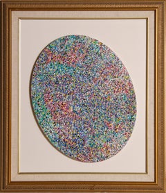 Oval Search, Modern Mixed Media on Canvas by Biagio Civale