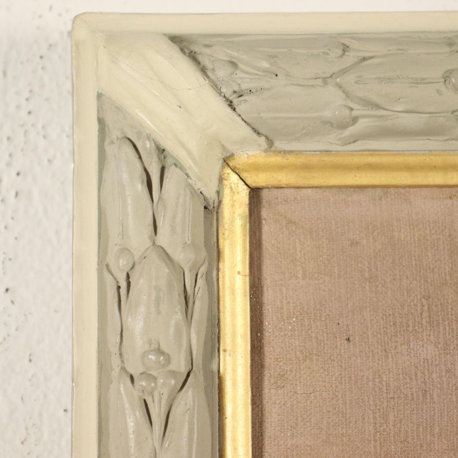 Overdoor With Bucolic Painting 19th Century 8