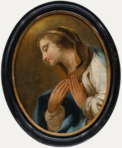 P. Sömmel - 19e siècle Huile, Vierge Marie