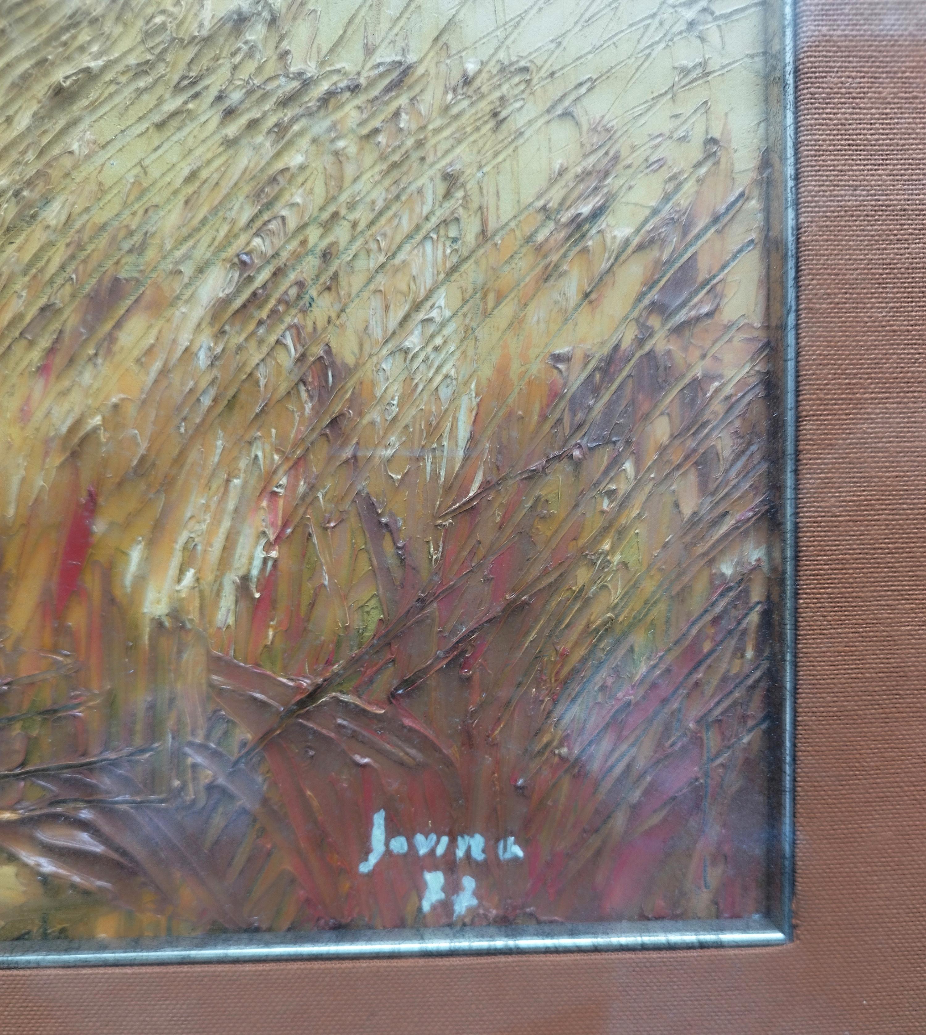 PAISAJE - Óleo sobre lienzo, firmado Jovine, 1977 - Painting Moderno de Unknown
