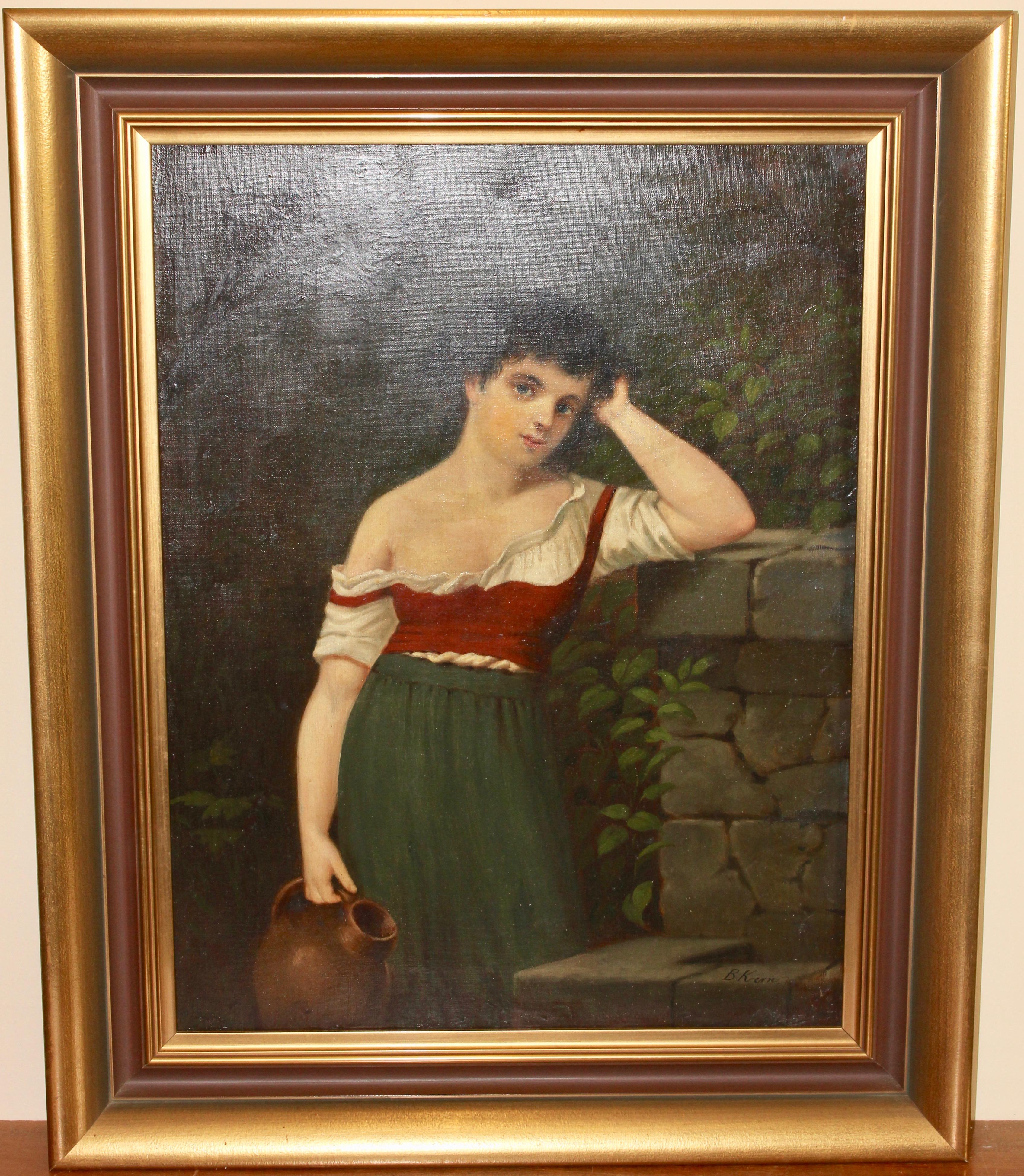 Peinture, 19e siècle, huile sur toile, 