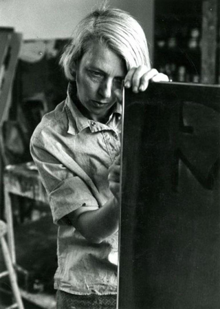 Gemälde von Janet Lippincott, 1975, Acryl auf Leinen im Angebot 1