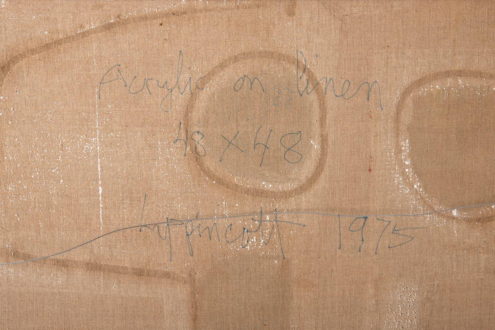 Gemälde von Janet Lippincott, 1975, Acryl auf Leinen im Angebot 2