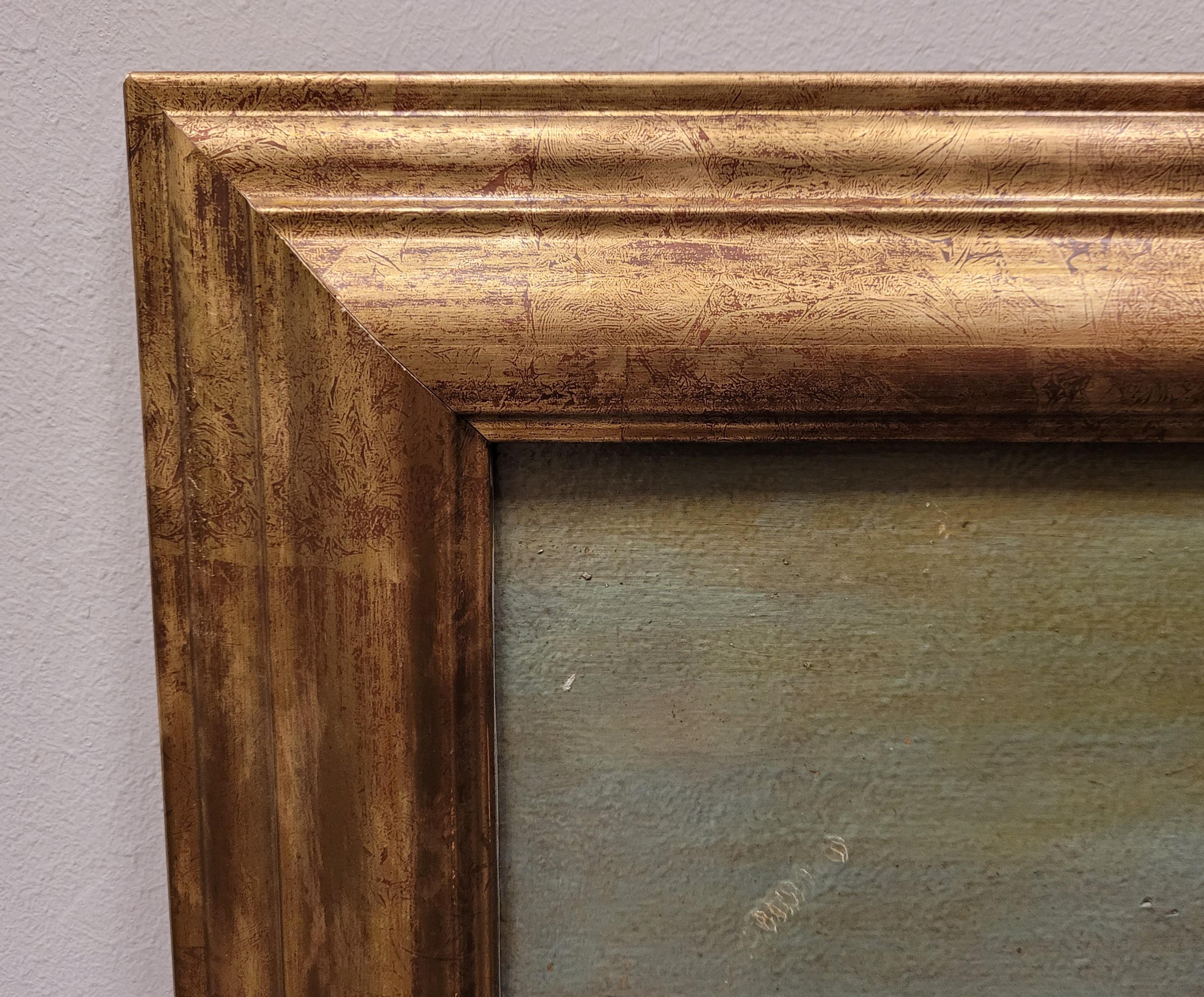 Gemälde von Napoleon III. in der Seeschlacht, Öl auf Tafel Frankreich im Angebot 10