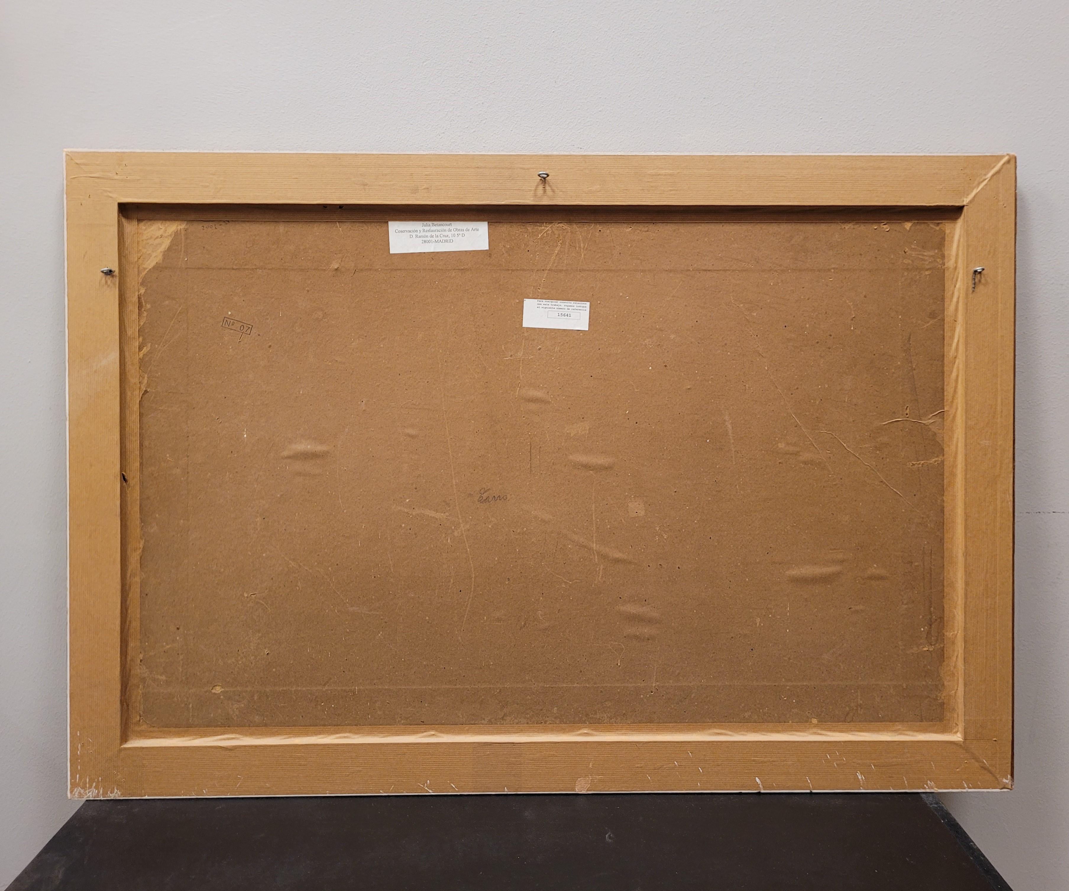 Gemälde von Napoleon III. in der Seeschlacht, Öl auf Tafel Frankreich im Angebot 11