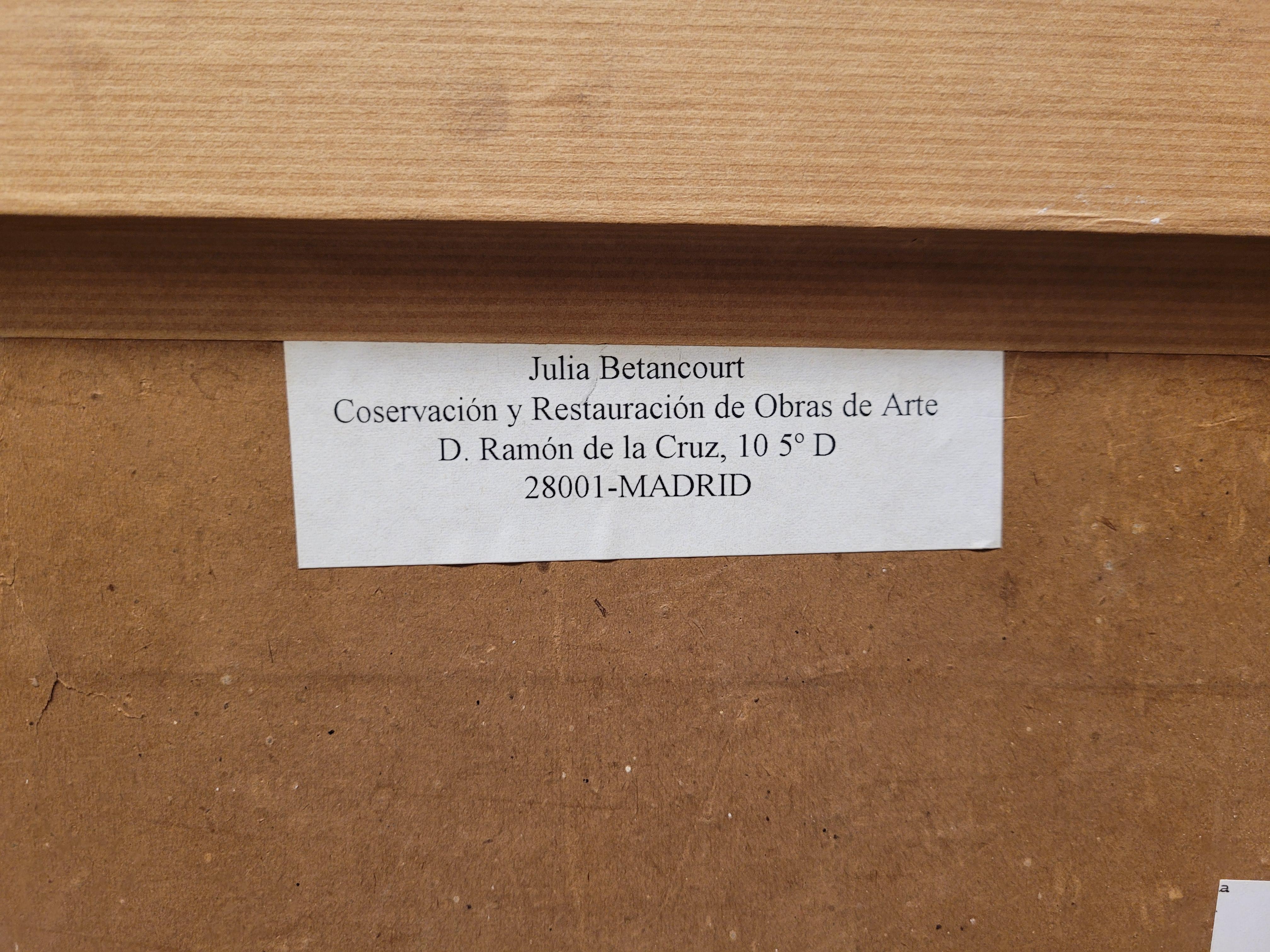 Gemälde von Napoleon III. in der Seeschlacht, Öl auf Tafel Frankreich im Angebot 12