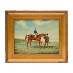 Pair of 19th Century British Equestrian Oil Paintings