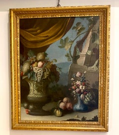 Pair of Exceptional Italian 18th Century Still-Life Paintings