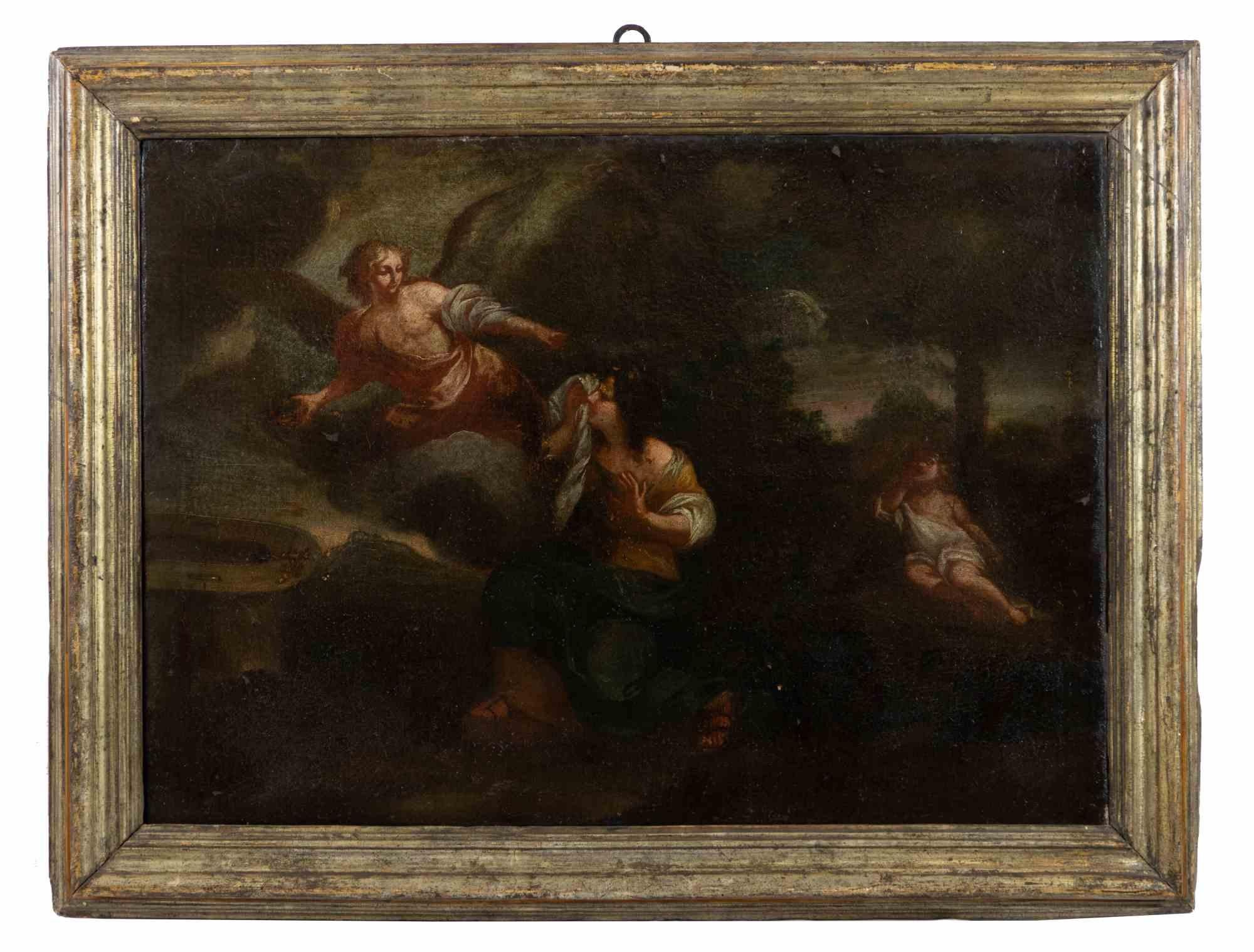 Pair of Religious Scenes - Painting -  18th Century  For Sale 1