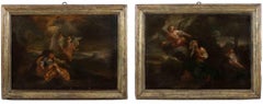 Pair of Religious Scenes - Original Painting -  18th Century 