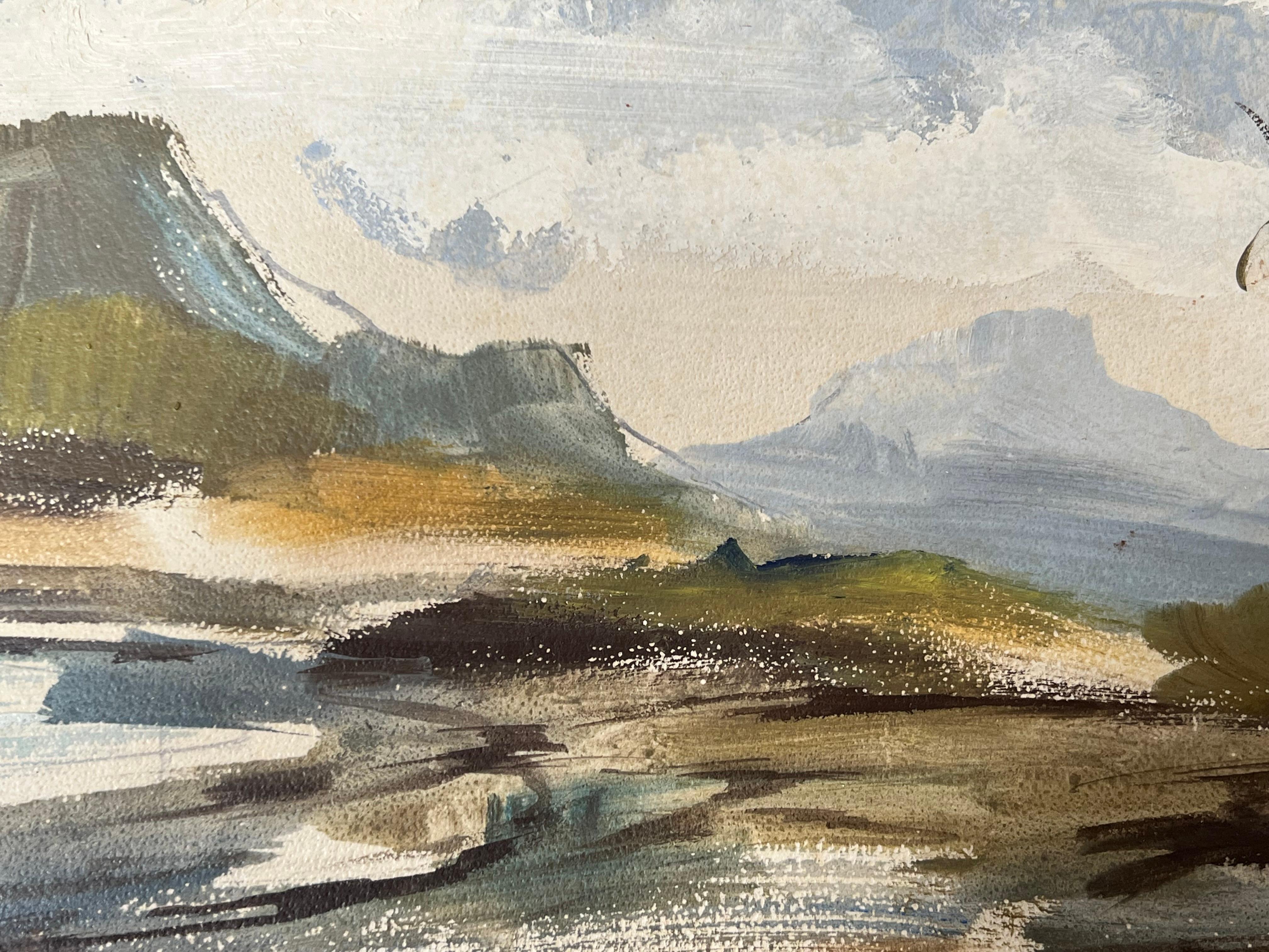 Pair of Waikiki Bay Landscape Oil Paintings For Sale 1