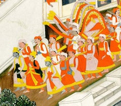 Palace with Vignettes of Scenes of Royal Court Life