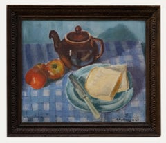 Pamela Price  - 1947 Oil, Tea Time