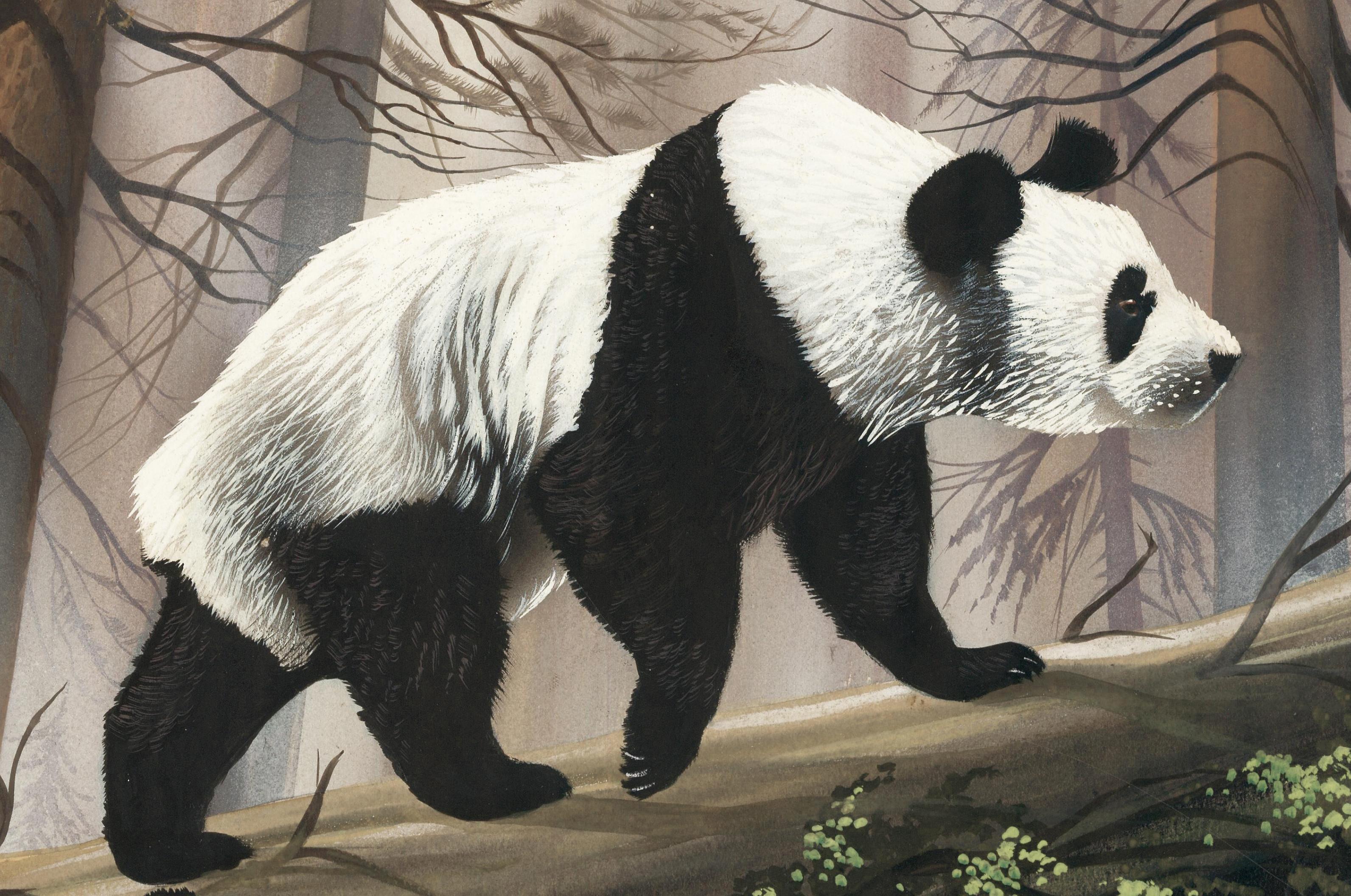 painting panda