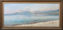 Panorama Of Lake Neuchâtel, Switzerland, 19th Century LOUIS GUILLAUME (1865-1942