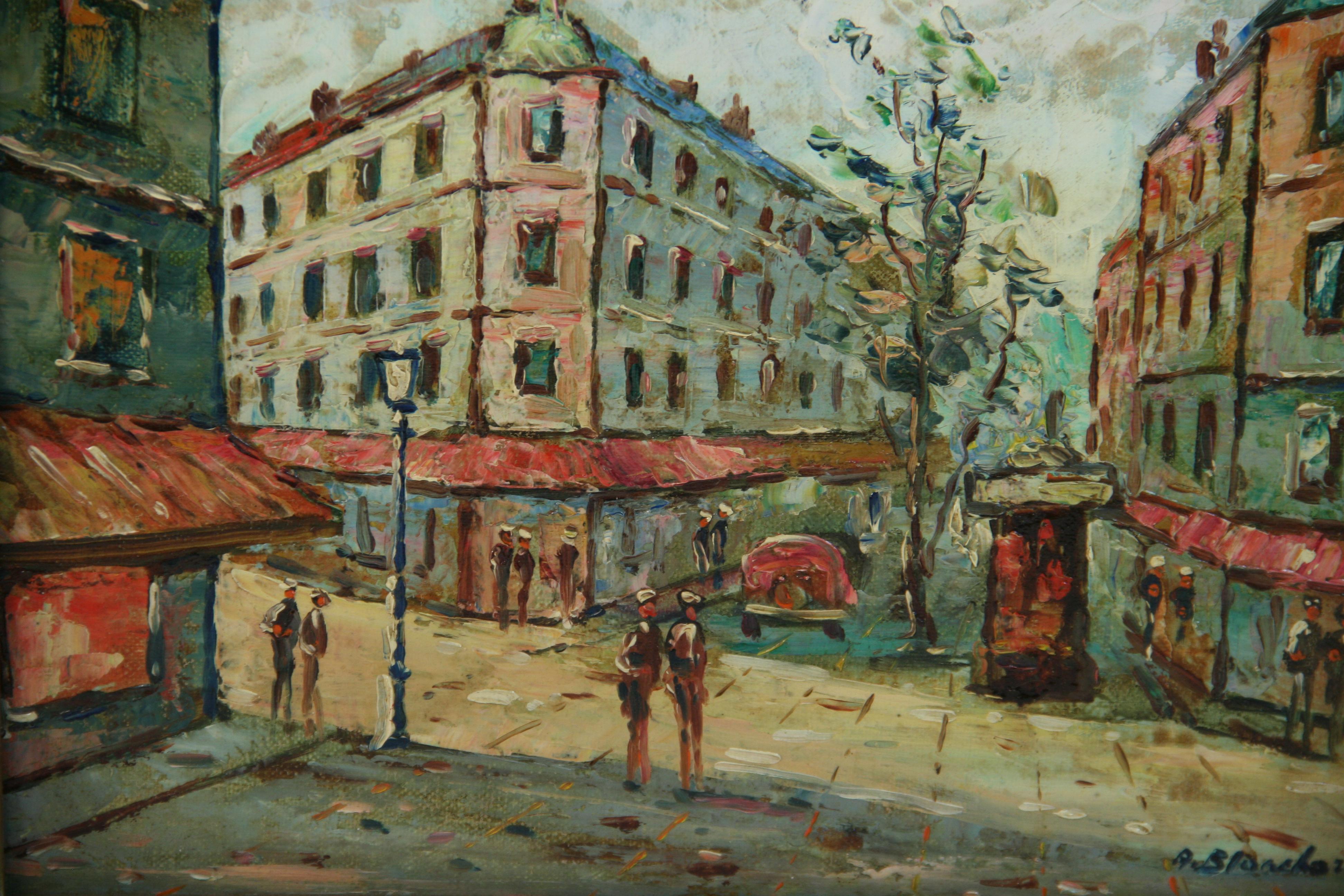 6119 Parisian street scene
Set in a decorative period frame
Image size 9.5x7.5