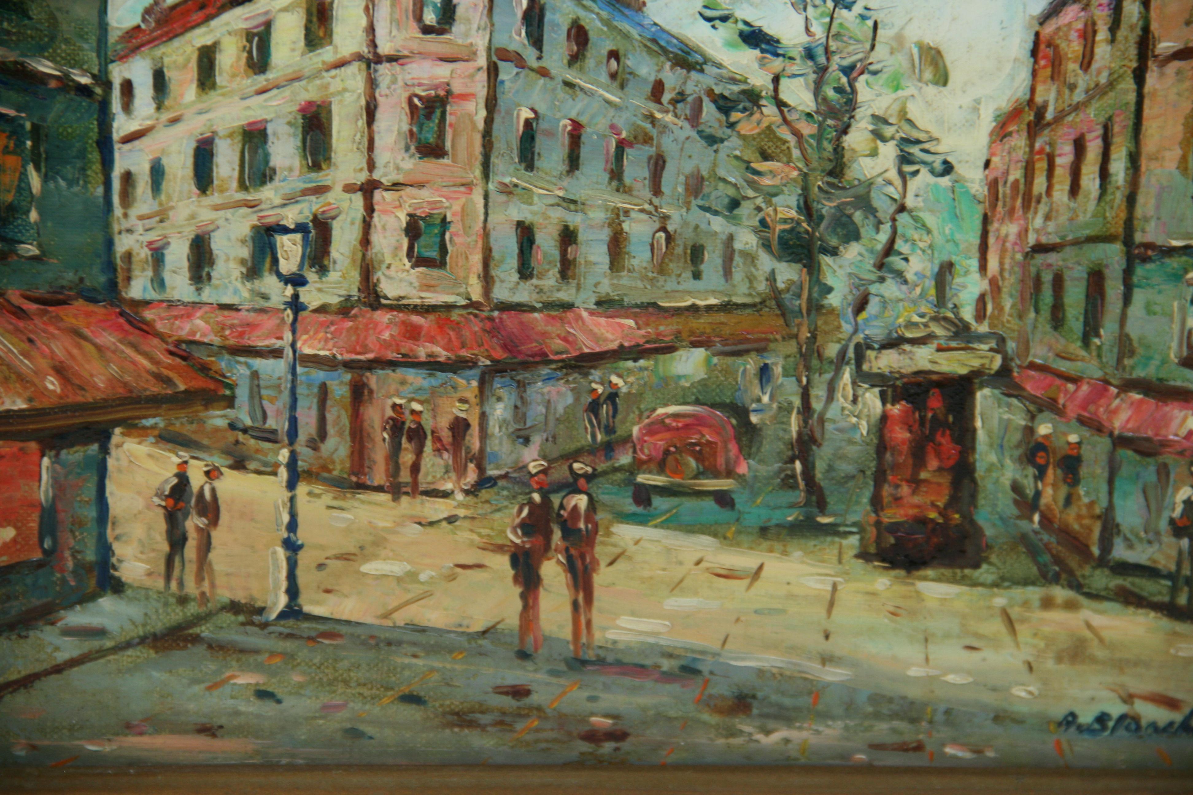 Parisian  Street Scene For Sale 1
