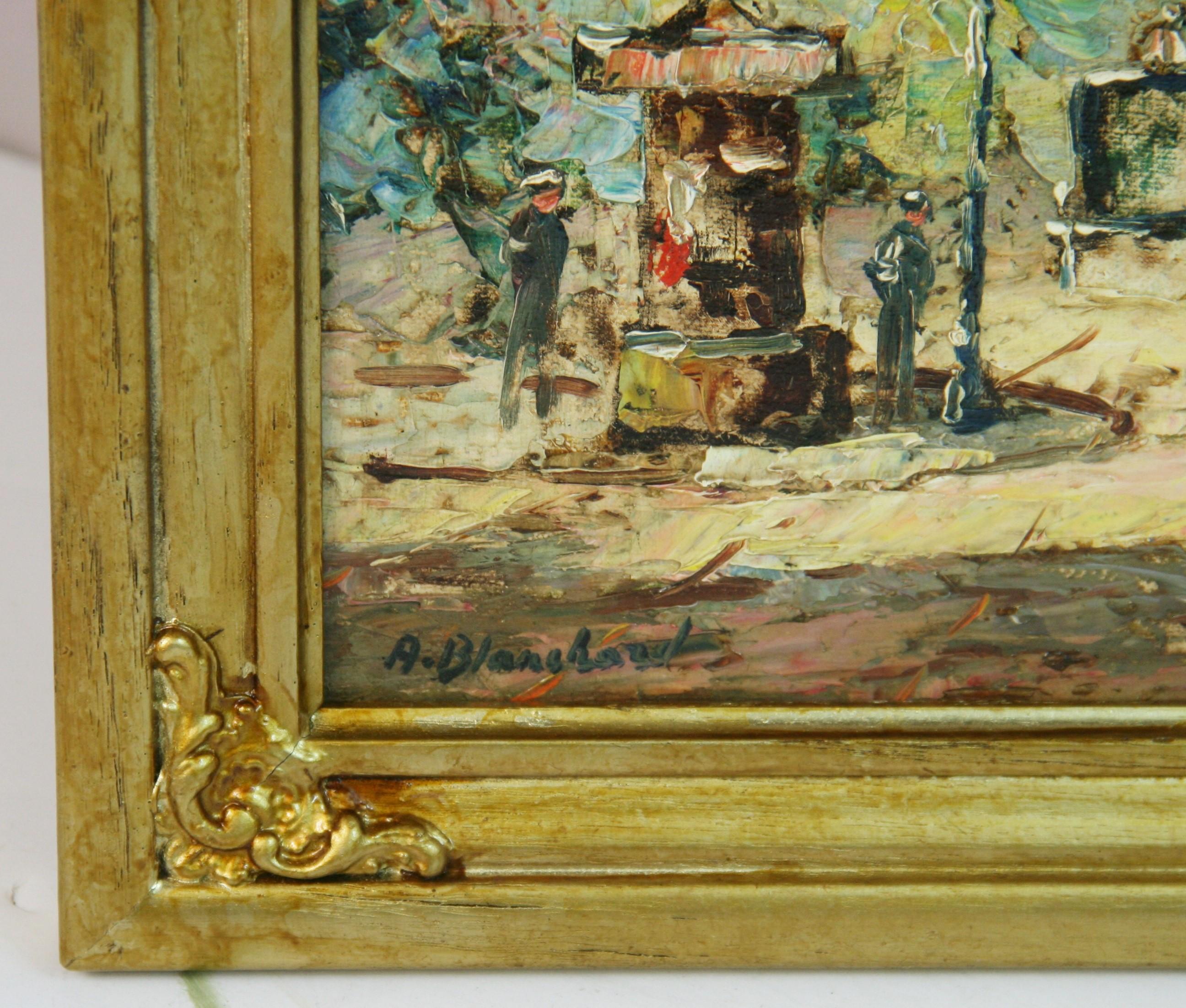 Parisian  Cafe Street Scene For Sale 2